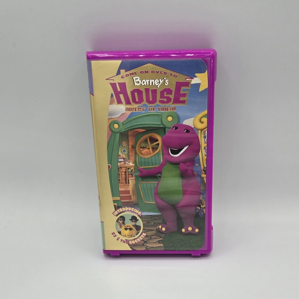 Come Over To Barney's House VHS Tape 2000 Clamshell Lyrick Studios